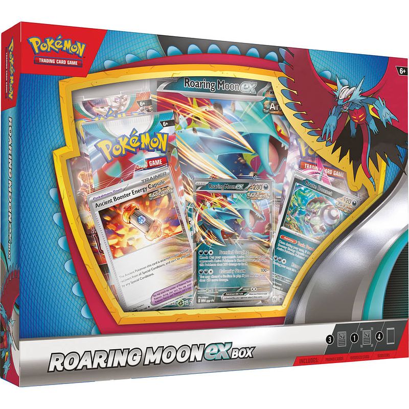 Foto van Pokémon tcg roaring moon ex box