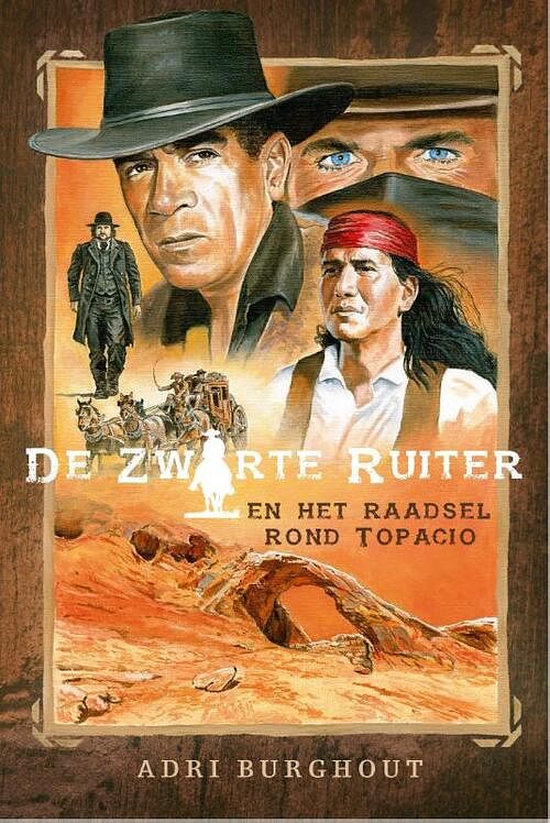 Foto van De zwarte ruiter en de geheimzinnige topaas - adri burghout - hardcover (9789087189266)