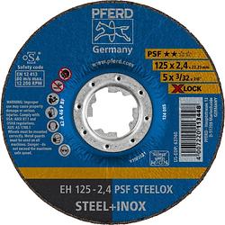 Foto van Pferd psf steelox 61740125 doorslijpschijf gebogen 125 mm 22.23 mm 25 stuk(s)