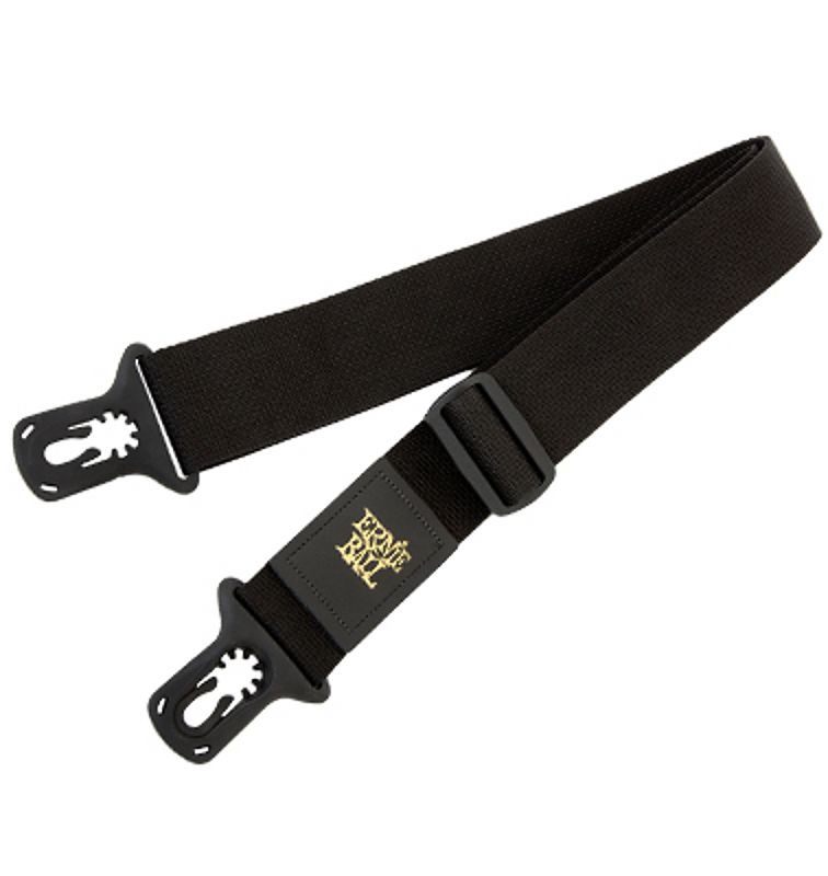 Foto van Ernie ball polylock strap draagband voor gitaar en bas