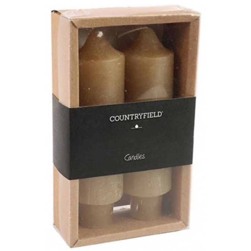 Foto van Countryfield kaarsen vela 12,5 cm wax 2 stuks