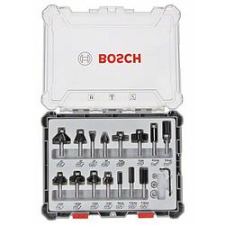 Foto van Bosch 2607017472 freesset, 8 mm schacht, 15-delig n/a