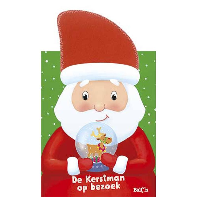 Foto van Ballon de kerstman op bezoek