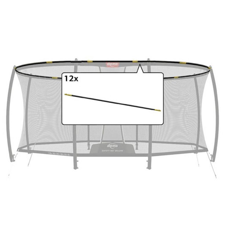 Foto van Berg trampoline grand safetynet deluxe hoepelset - 470 x 310 cm - geschikt voor de .01 versie