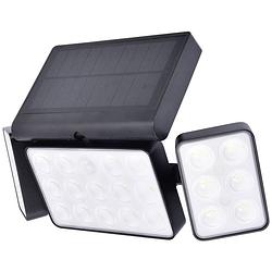 Foto van Lutec solar wandlamp met bewegingsmelder tuda 6935502330 led 13 w zwart