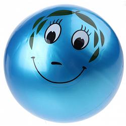 Foto van Johntoy speelbal smiley junior 20 cm blauw