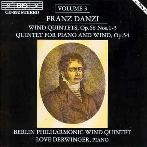 Foto van Wind quintet in a major, op. 68 no. 1-3 - cd (7318590005927)