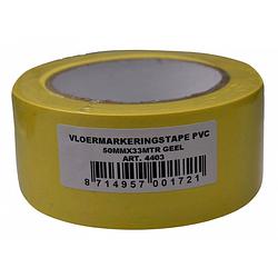 Foto van Verlofix vloermarkeringtape 50 mm x 33 m pvc geel