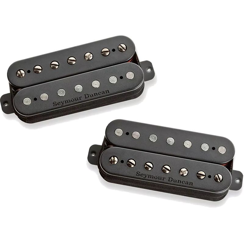 Foto van Seymour duncan pegasus sentient 7-string humbucker set black 7-snarige gitaarelementen (set van 2)