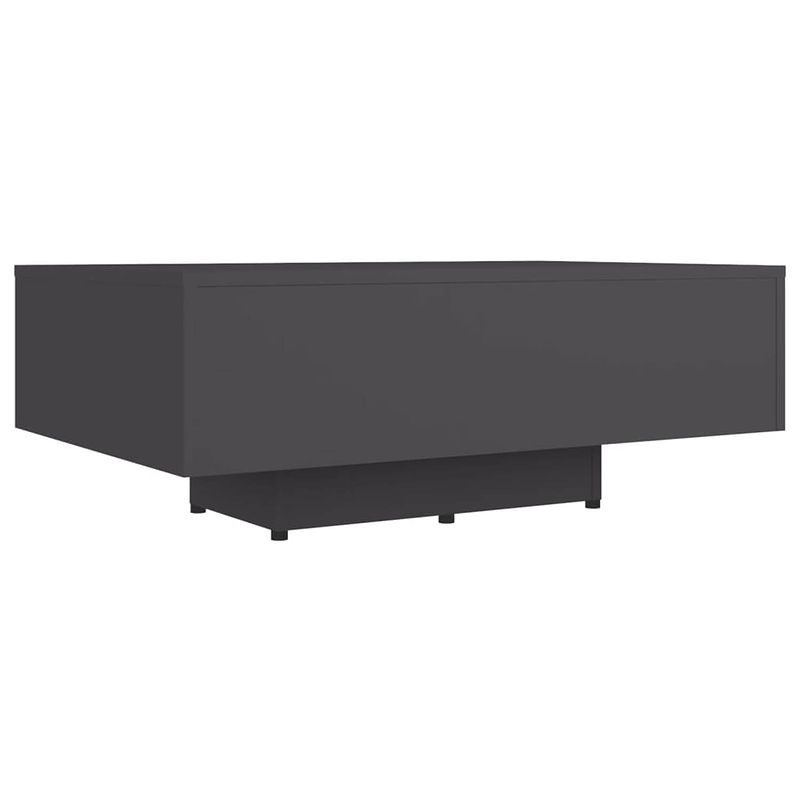 Foto van The living store salontafel grijs spaanplaat - 85x55x31 cm - modern design