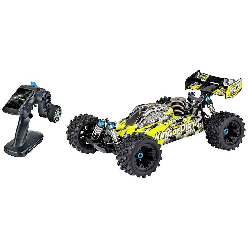 Foto van Carson rc sport king of dirt buggy v25 gp 1:8 rc auto nitro buggy rtr 2,4 ghz