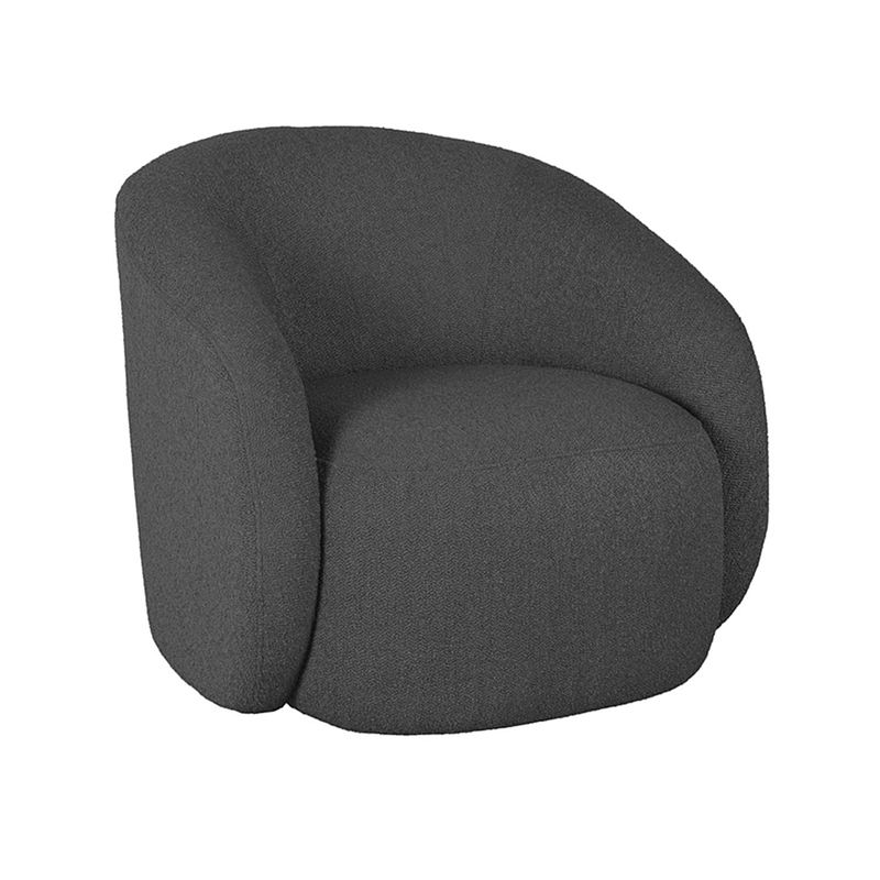 Foto van Label51 fauteuil alby - antraciet - boucle