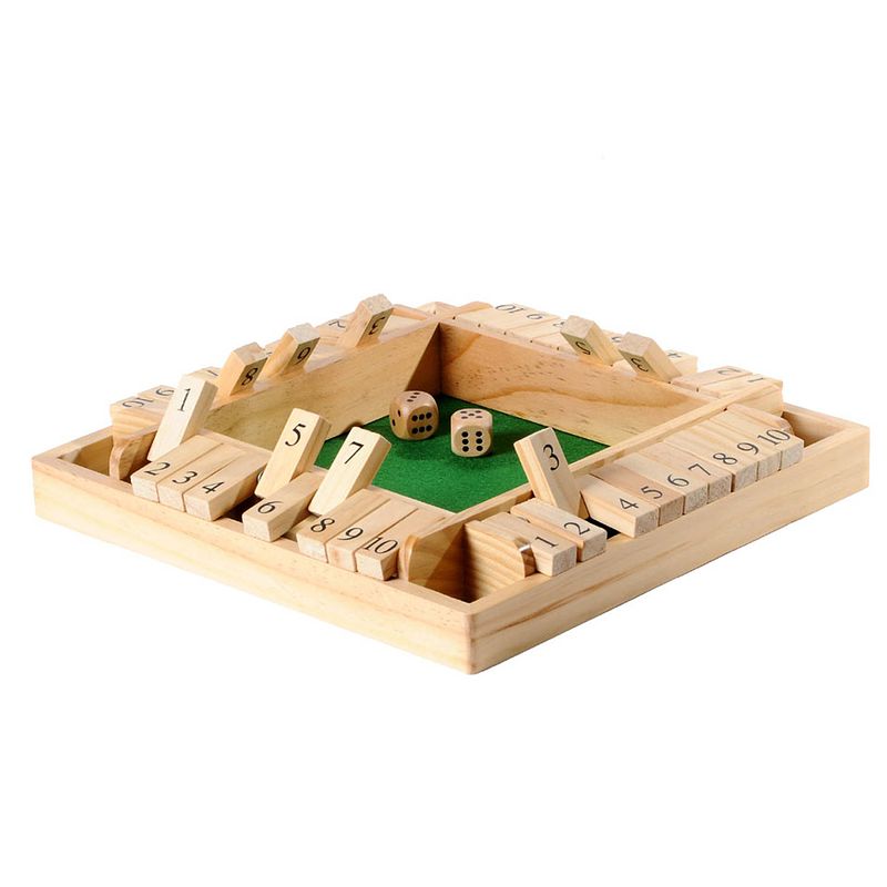 Foto van Longfield shut the box spel - 32 x 32 x 4 cm