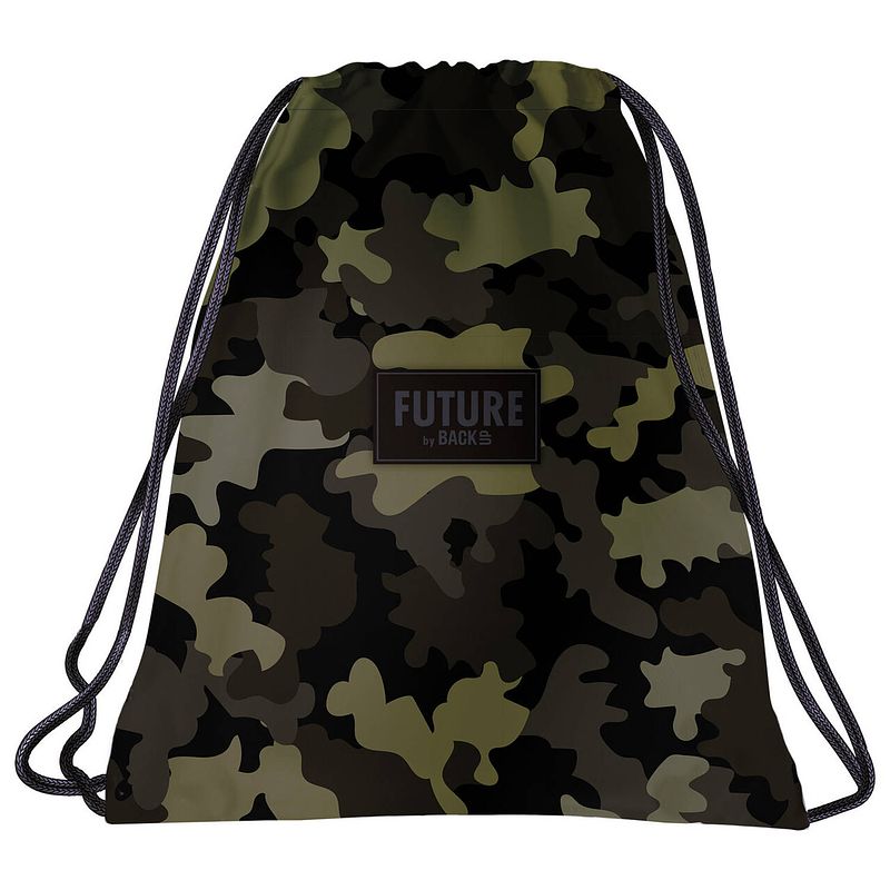 Foto van Backup gymbag camouflage - 41 x 35 cm - polyester