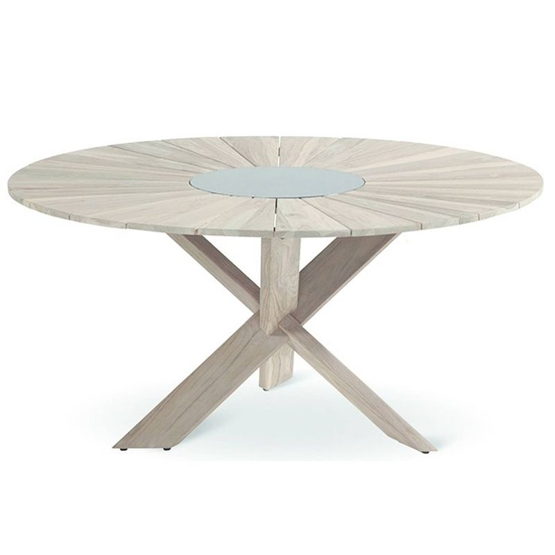 Foto van Provence crossleg table grey hartman