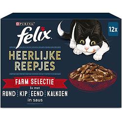 Foto van Felix heerlijke reepjes farm selectie 12x80g bij jumbo