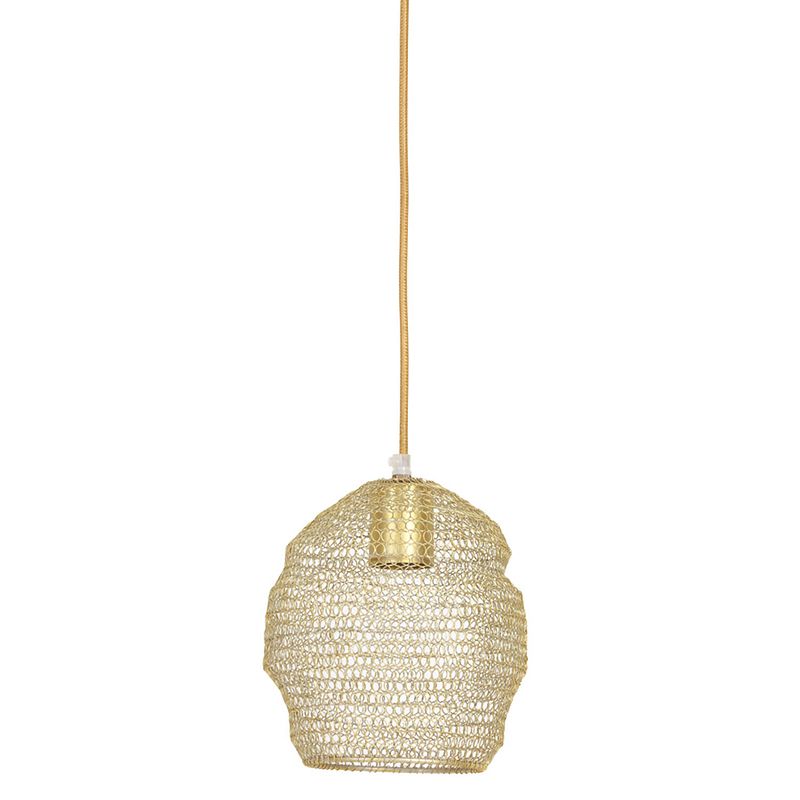 Foto van Light & living - hanglamp nola - 18x18x20 - goud