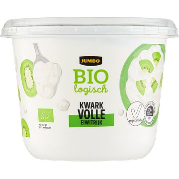 Foto van Jumbo biologische volle kwark 500g