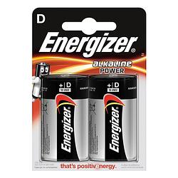 Foto van Energizer batterijen power lr20 d 2 stuks