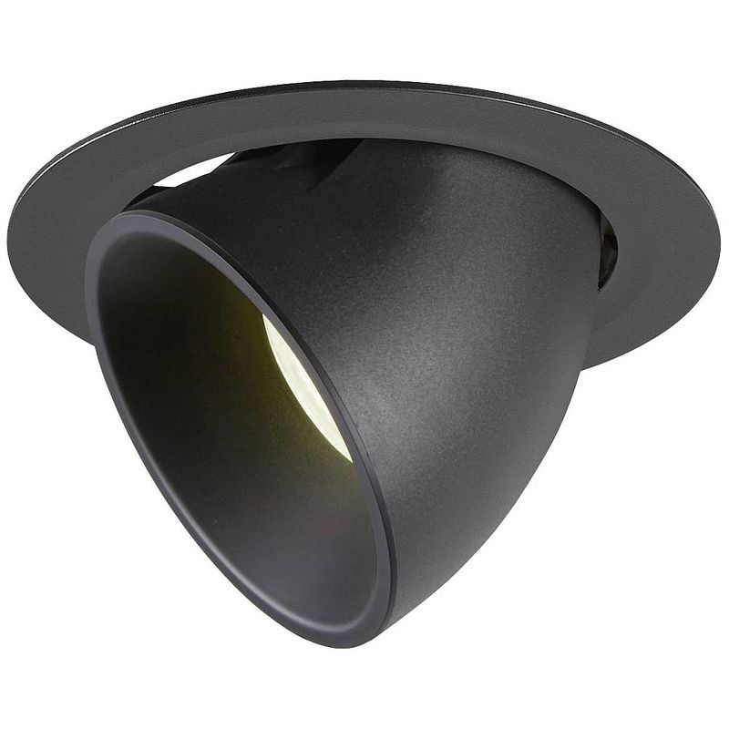 Foto van Slv 1006068 numinos gimble xl led-inbouwlamp led vast ingebouwd zwart