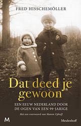 Foto van Dat deed je gewoon - fred hisschemöller - ebook (9789402317916)