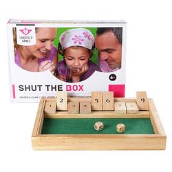 Foto van Longfield shut the box spel - klein - 28 x 20 x 4 cm