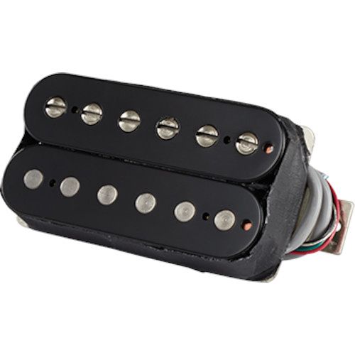 Foto van Gibson 496r hot ceramic double black neck humbucker