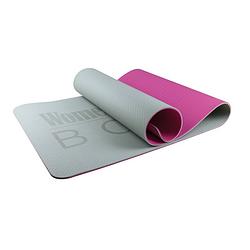 Foto van Women's health gym mat - fitnessmat - yogamat -173 x 61 x 0,6 cm