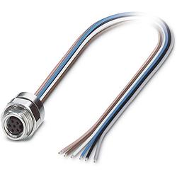 Foto van Phoenix contact 1453465 sensor/actuator steekconnector m8 aantal polen: 6 bus, inbouw 0.50 m 1 stuk(s)