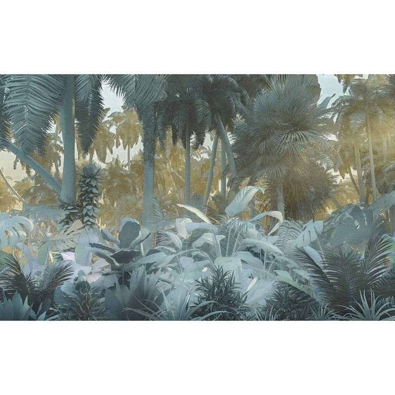Foto van Komar misty jungle vlies fotobehang 400x250cm 4-banen