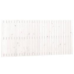 Foto van Vidaxl wandhoofdbord 185x3x90 cm massief grenenhout wit