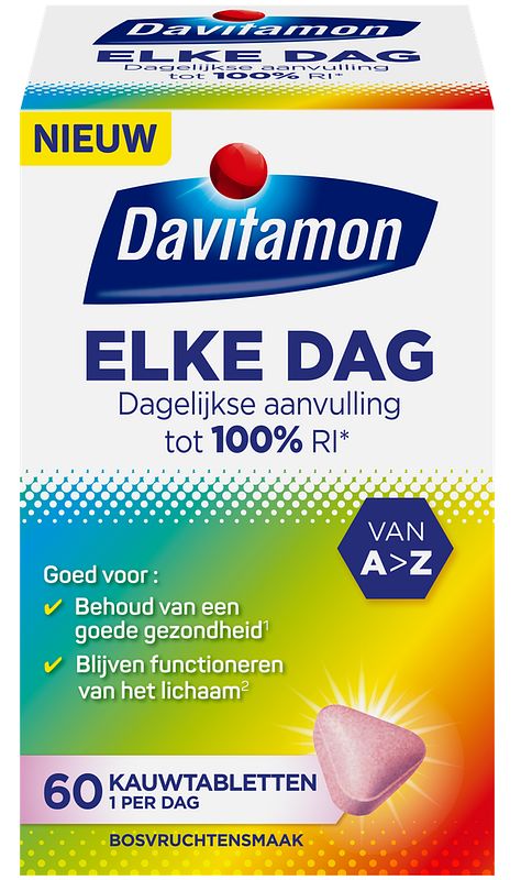 Foto van Davitamon elke dag kauwtabletten