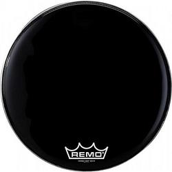 Foto van Remo pm-1818-mp 18 inch powermax black suede marching drumvel