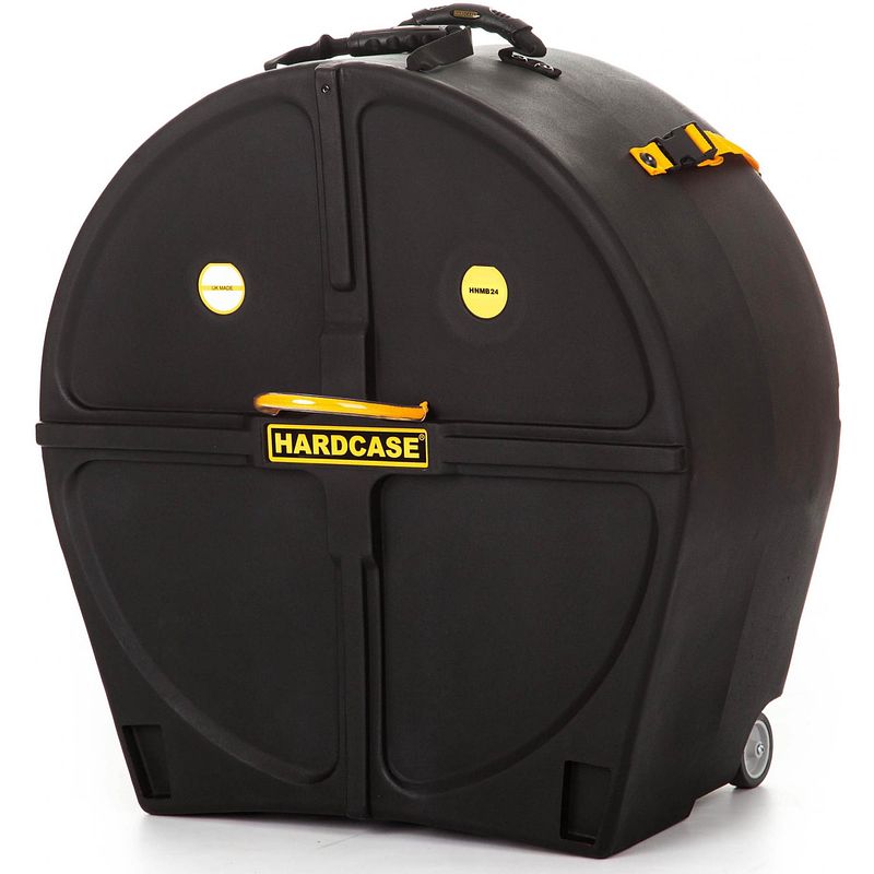 Foto van Hardcase hnmb24s koffer voor 24 x 10/12 inch marching bassdrum