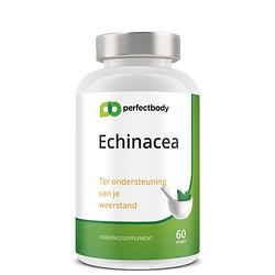 Foto van Perfectbody echinacea purpurea capsules - 60 vcaps
