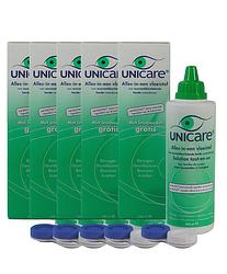 Foto van Unicare alles-in-een vloeistof voor harde contactlenzen multiverpakking