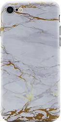 Foto van Bluebuilt grey marble hard case apple iphone se 2022 / se 2020 / 8 / 7 back cover