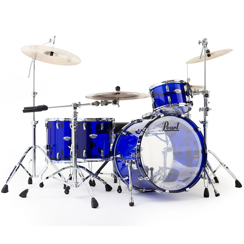 Foto van Pearl crb524fp/c742 crystal beat 4-delige shell set blue