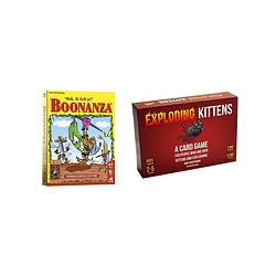 Foto van Spellenbundel - kaartspellen - 2 stuks - boonanza & exploding kittens