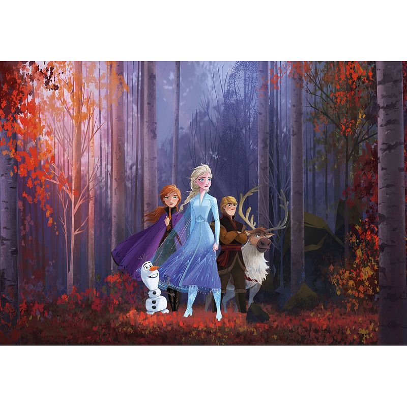 Foto van Komar frozen autumn glade vlies fotobehang 400x280cm 8-banen