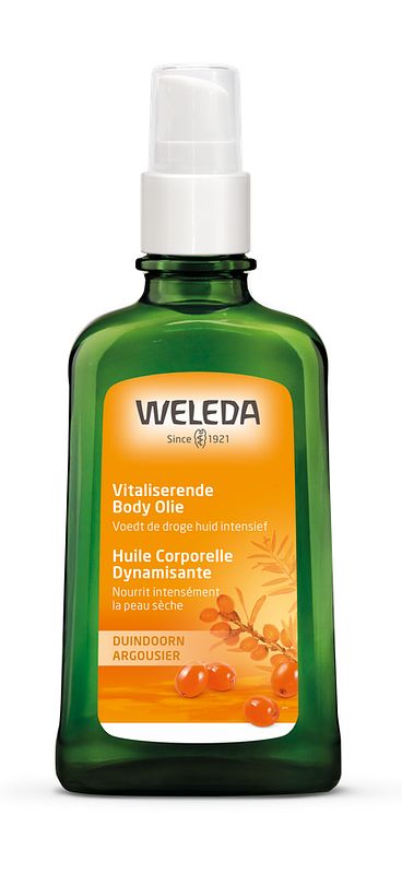 Foto van Weleda duindoorn vitaliserende body olie