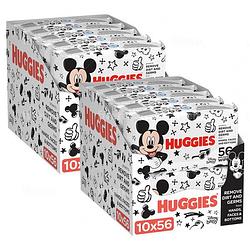 Foto van Huggies - billendoekjes - all over clean - mickey mouse - 20 x 56 - 1120 stuks