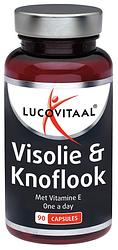 Foto van Lucovitaal visolie en knoflook capsules