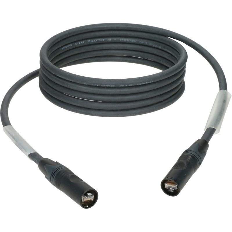 Foto van Klotz rc6aee005 cat6a netwerk kabel ethercon voor mobiel gebruik 5m