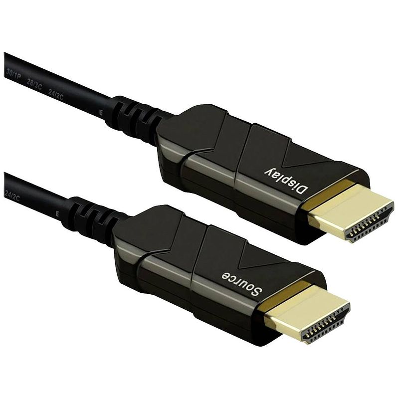 Foto van Roline hdmi aansluitkabel hdmi-a stekker 50 m zwart 14013487 hdmi-kabel