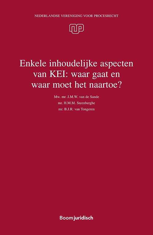 Foto van Enkele inhoudelijke aspecten van kei: waar gaat en waar moet het naartoe? - b.j.r. van tongeren - ebook (9789462746985)