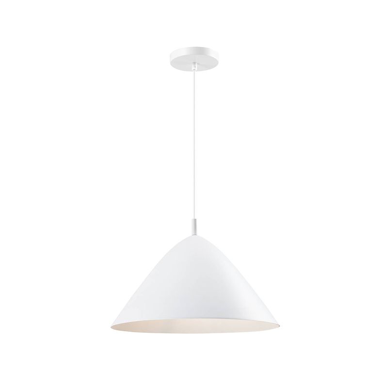 Foto van Quvio hanglamp rond wit - quv5138l-white