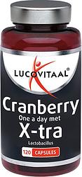 Foto van Lucovitaal cranberry met x-tra lactobacillus capsules