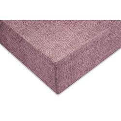 Foto van Zo home lino hoeslaken katoen linnen look 35cm hoek - wine red 180x210/220cm