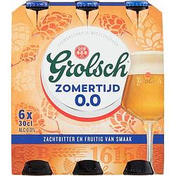 Foto van 2e halve prijs | grolsch zomertijd 0.0% fles 6 x 300ml aanbieding bij jumbo